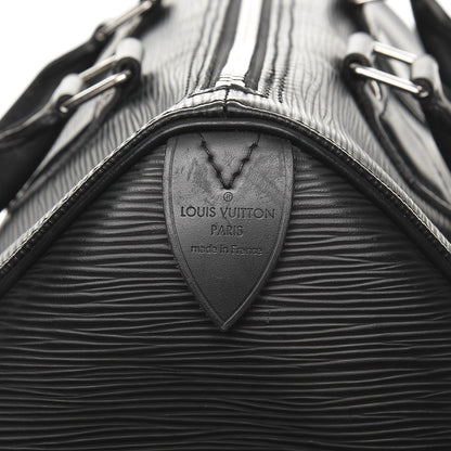 Louis Vuitton Epi Speedy 25 Black 6 of 12