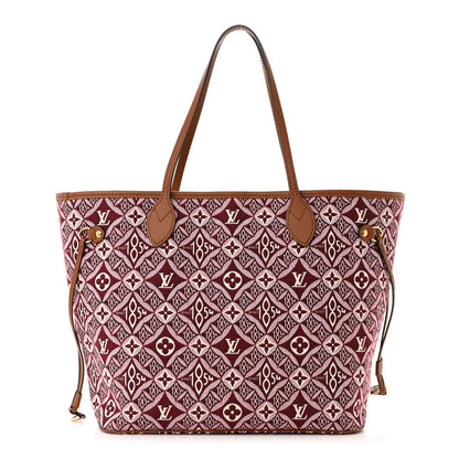 Louis Vuitton Jacquard Since 1854 Neverfull MM Bordeaux 1 of 9