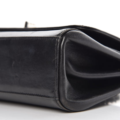 Chanel Lambskin Mademoiselle Accordion Flap Black 14 of 17