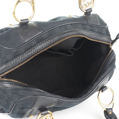 Gucci Monogram Medium Interlocking Boston Black 5 of 7