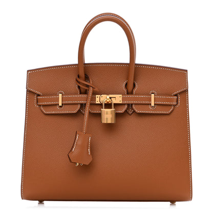 Hermes Epsom Birkin Sellier 25 Gold 1 of 11