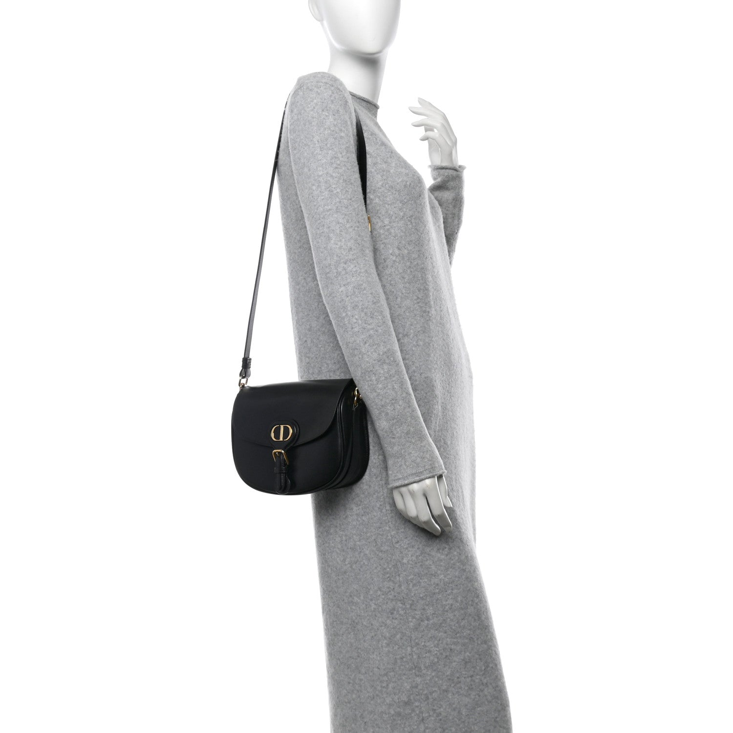 Christian Dior Box Calfskin Medium Bobby Flap Black 2 of 11