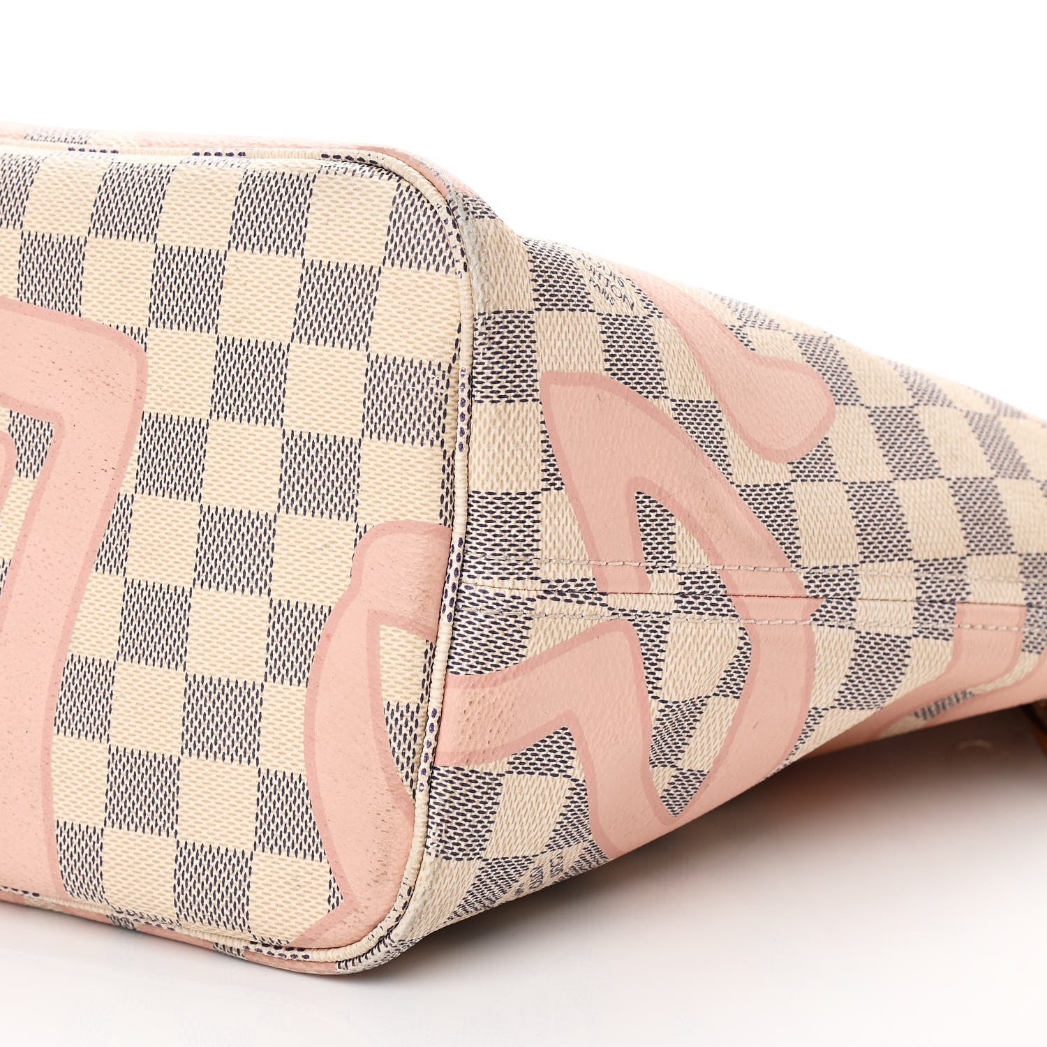Louis Vuitton Damier Azur Tahitienne Neverfull MM 11 of 11