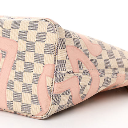 Louis Vuitton Damier Azur Tahitienne Neverfull MM 11 of 11