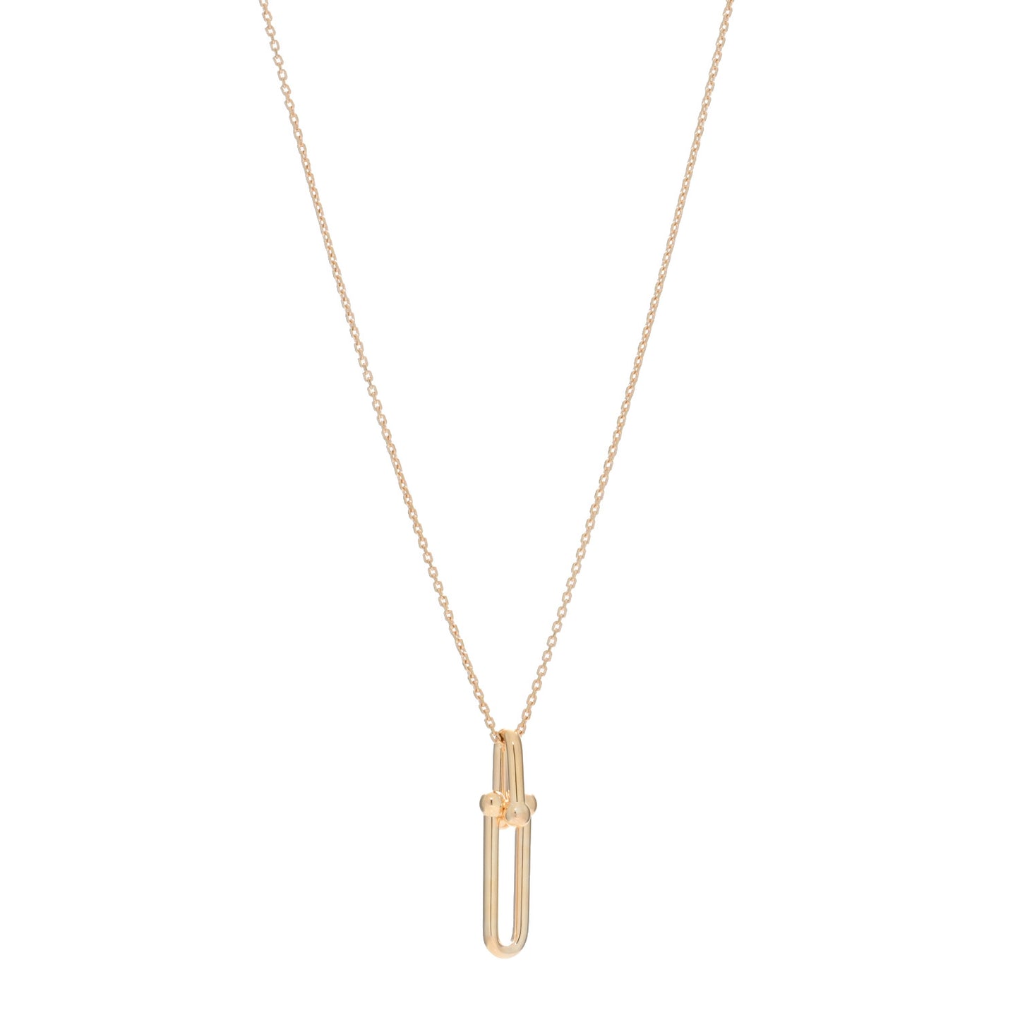 18K Rose Gold HardWear Link Pendant Necklace