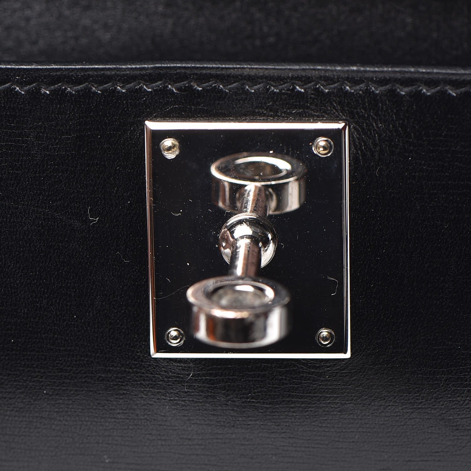 Hermes Box Kelly Cut Clutch Black 19 of 24