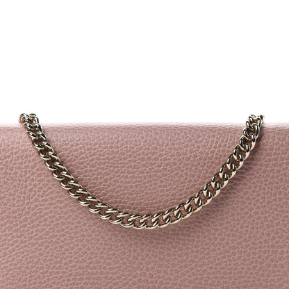 Gucci Dollar Calfskin Medium Betty Chain Wallet Soft Pink 10 of 11