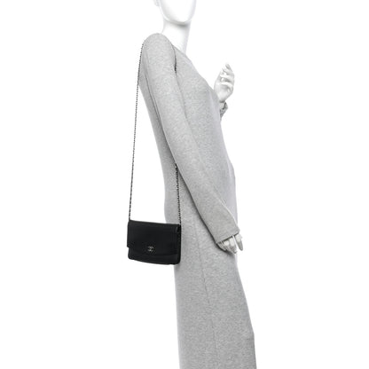 Chanel Caviar Sevruga Wallet on Chain WOC Black 2 of 13