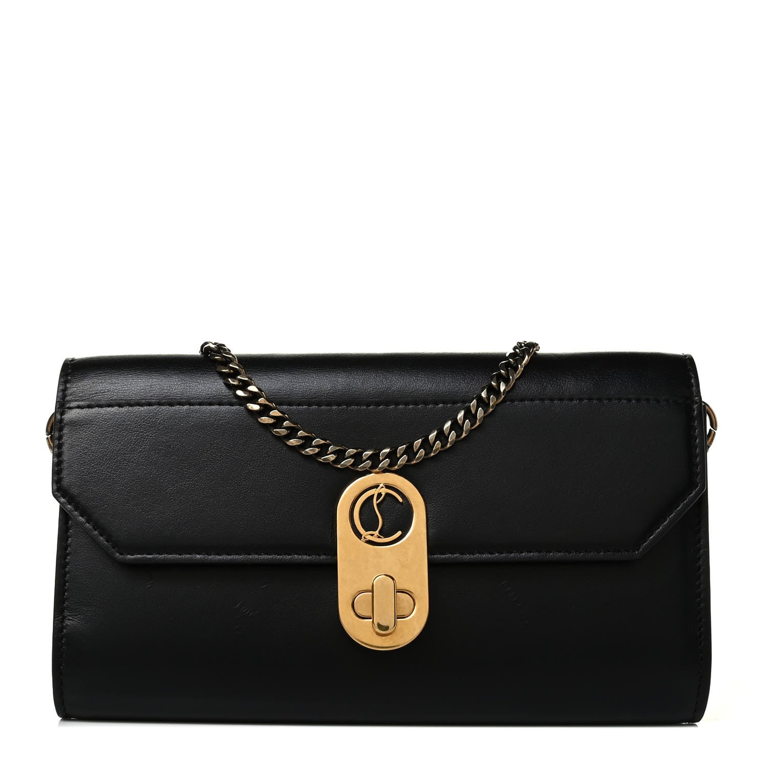 Christian Louboutin Calfskin Mini Elisa Belt Bag Black 1 of 6