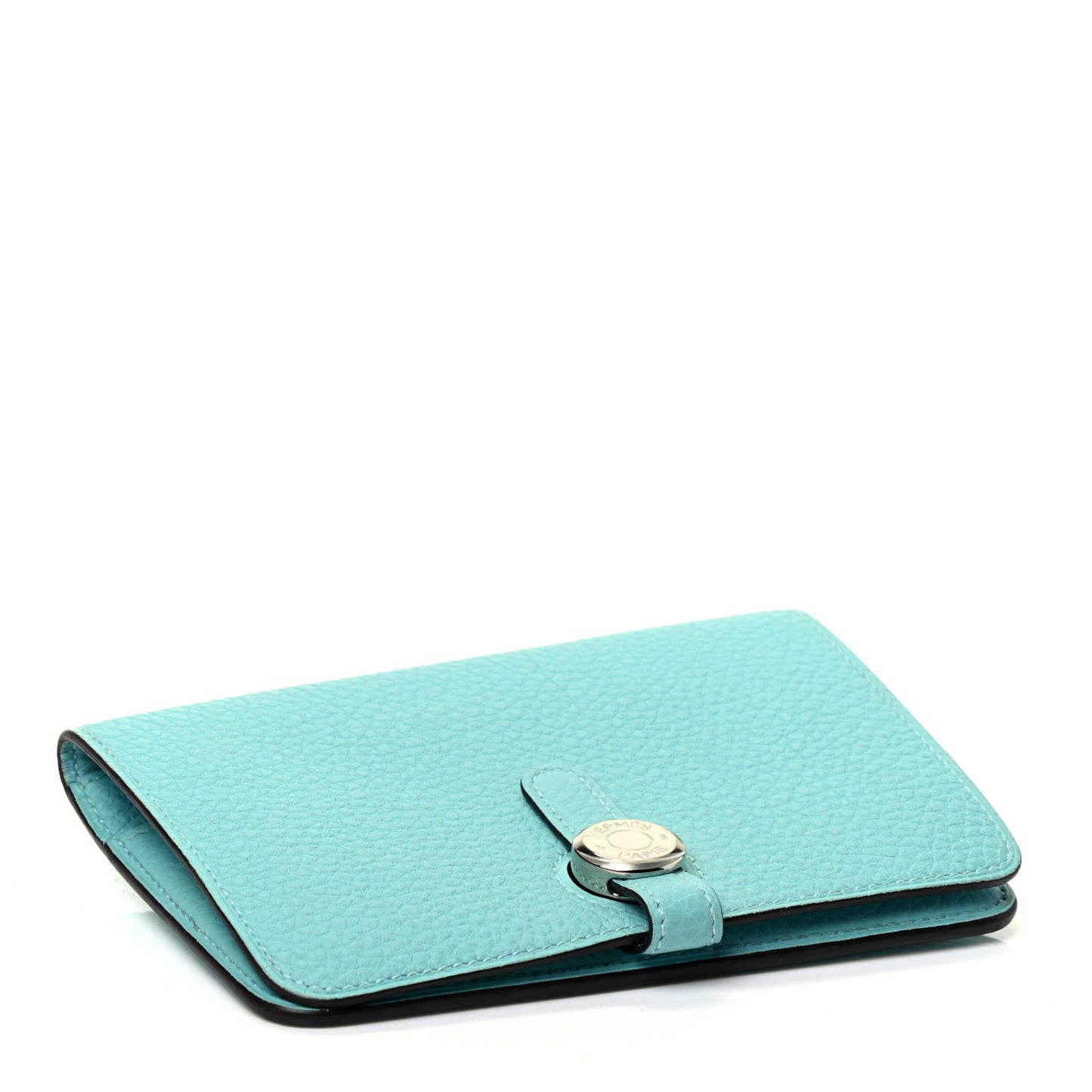 Togo Dogon Compact Wallet Bleu Atoll