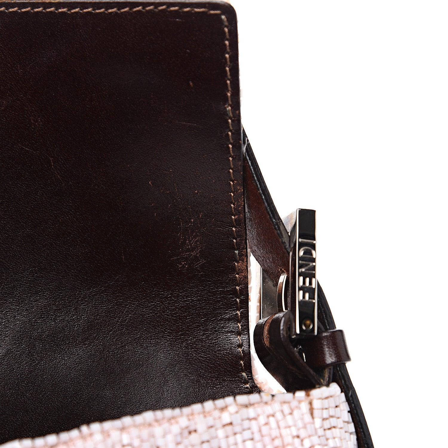 Fendi Beaded Baguette Pale Pink 15 of 15