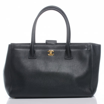 Chanel Calfskin Cerf Executive Shopper Tote Black 1 of 7