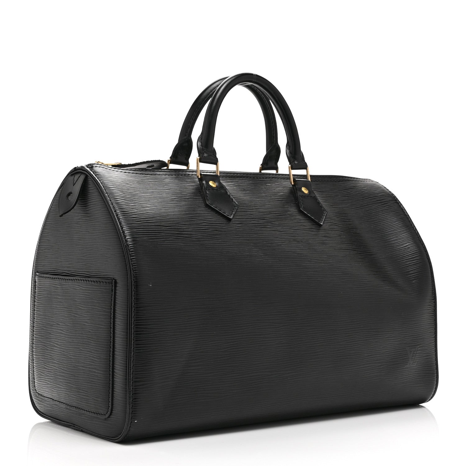 Louis Vuitton Epi Speedy 35 Black Black 5 of 19