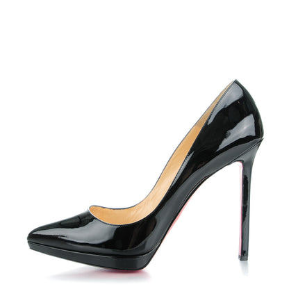 Christian Louboutin Patent Pigalle Plato 120 Pumps 42 Black 1 of 10