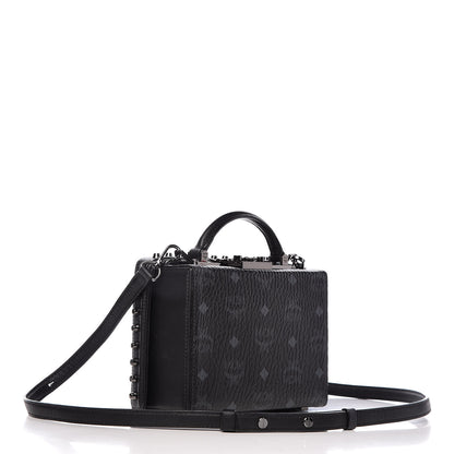 MCM Visetos Small Berlin Crossbody Black 3 of 10