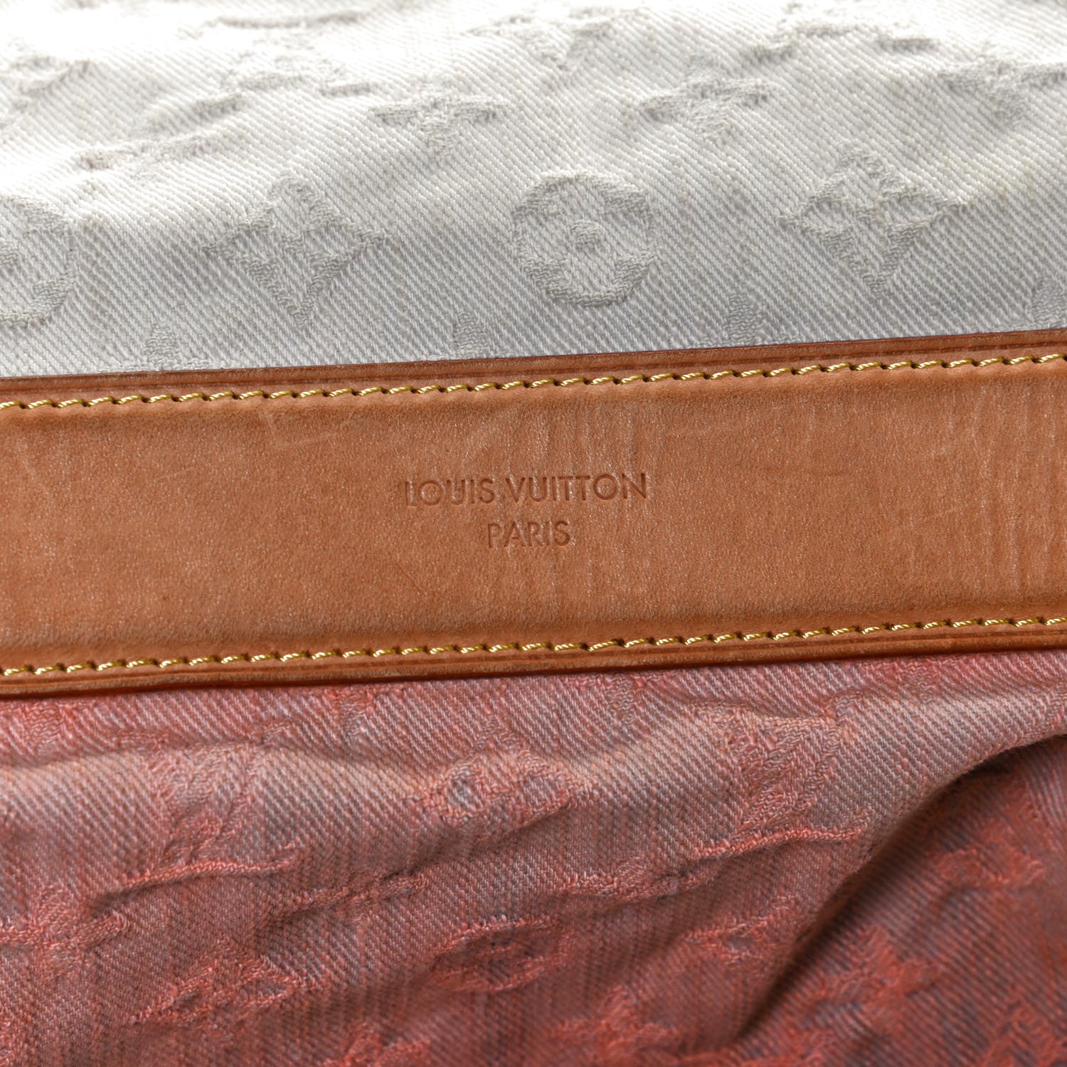 Louis Vuitton Denim Sunshine NM Messenger Orange 11 of 14