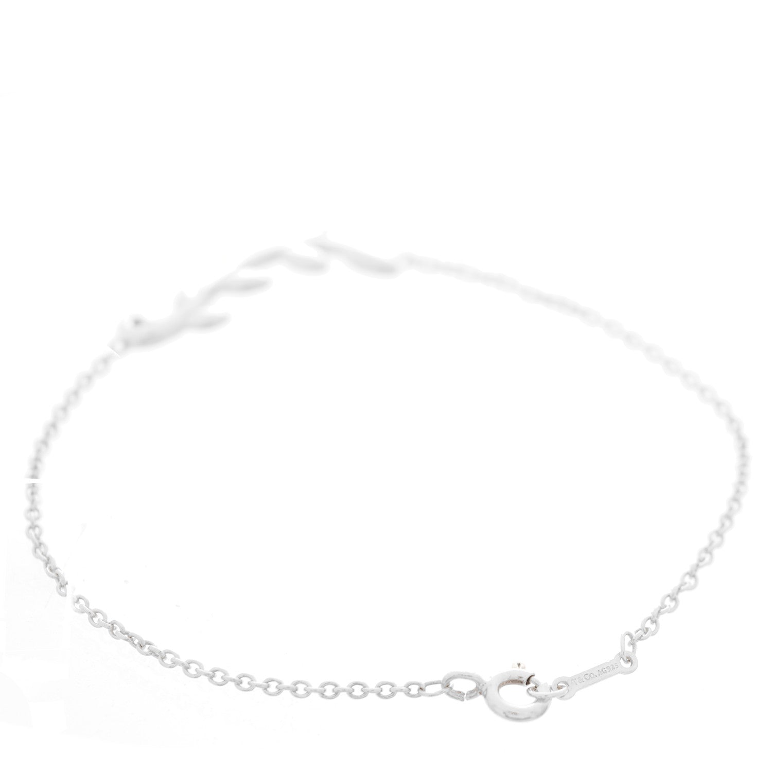 Tiffany Sterling Silver Paloma Picasso Olive Leaf Vine Bracelet 2 of 3