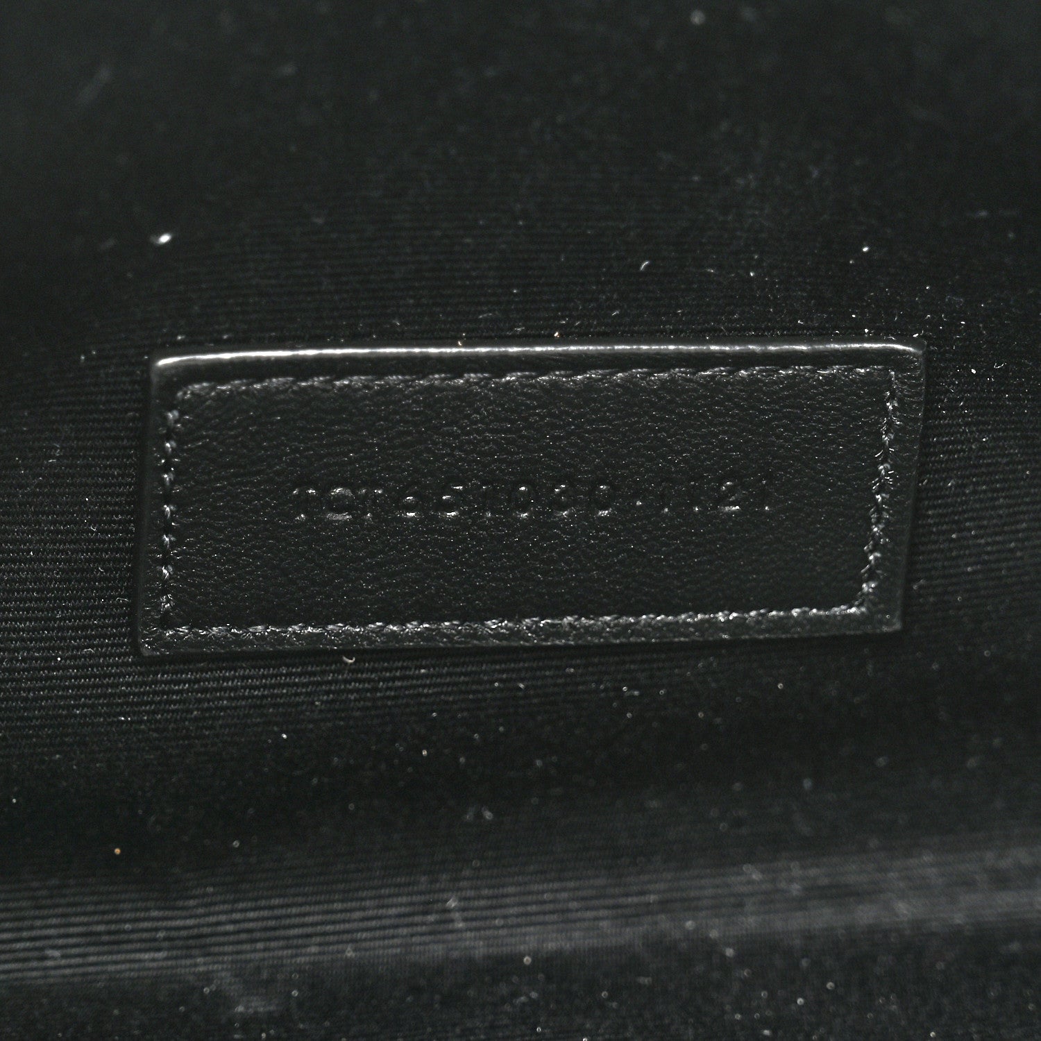 Saint Laurent Grain De Poudre Textured Mixed Matelasse Triquilt Monogram Clutch Storm 7 of 8