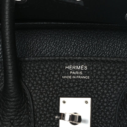 Hermes Togo Birkin 25 Black 6 of 11