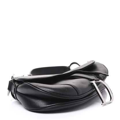 Christian Dior Calfskin Saddle Bag Black 3 of 9