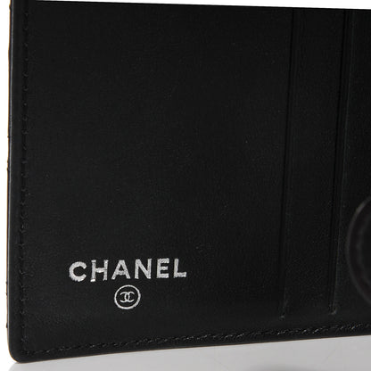 Chanel Patent Quilted Brilliant Compact Wallet Black 6 of 8