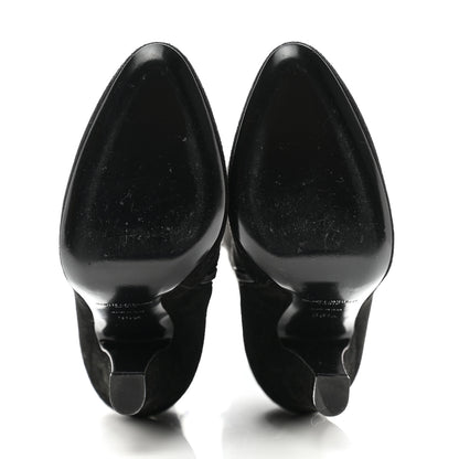Saint Laurent Knee High Boots 36.5 Black 5 of 13