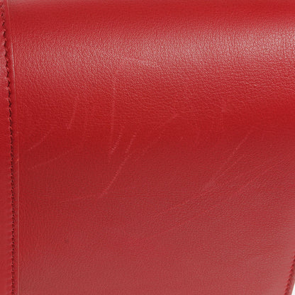 Saint Laurent Leather Classic Y Satchel Red 5 of 9