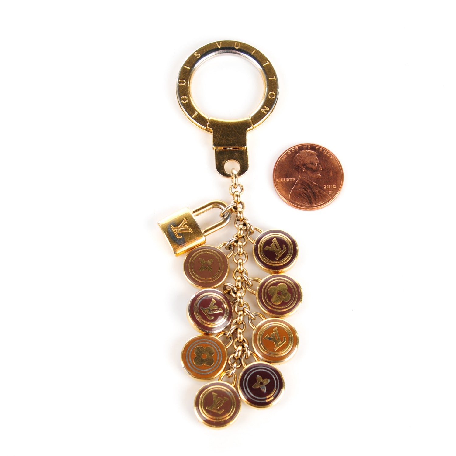 Louis Vuitton Pastilles Chains Key Ring Charms 2 of 4