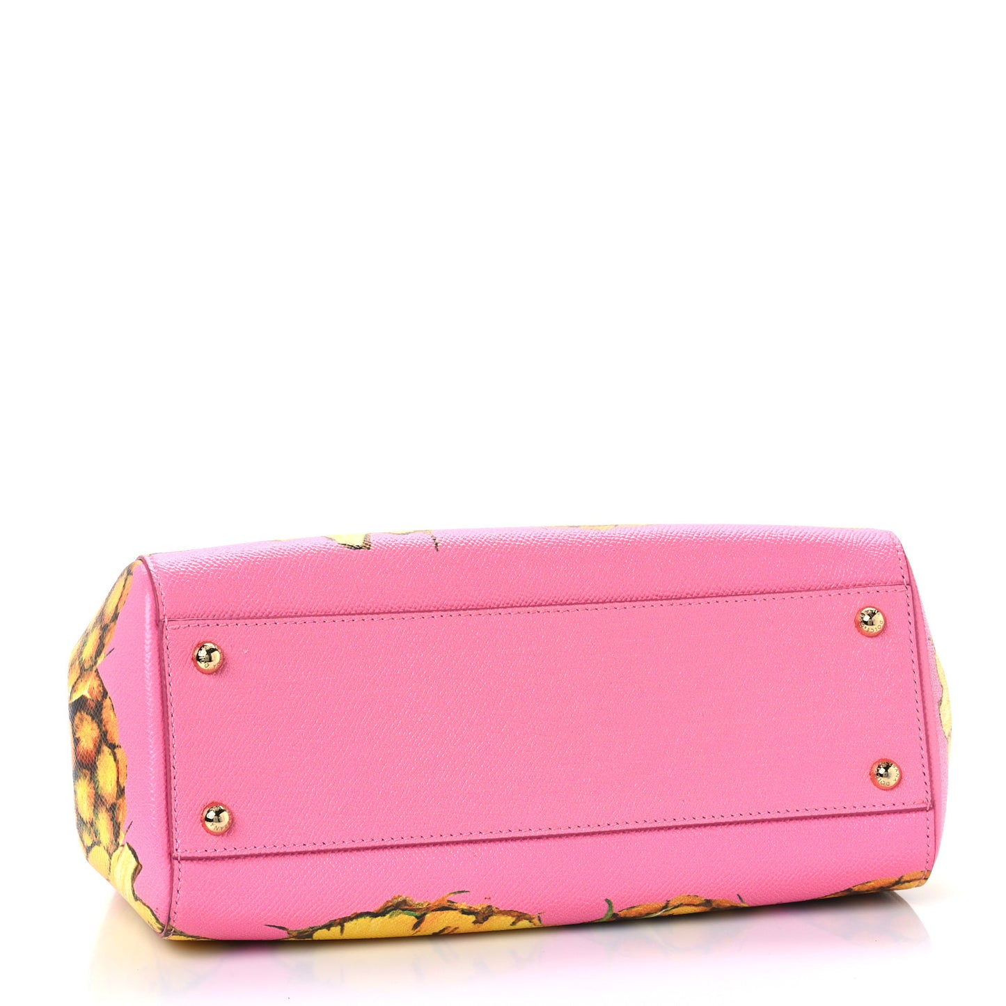 Dauphine Pineapple Print Small Miss Sicily Satchel Rosa