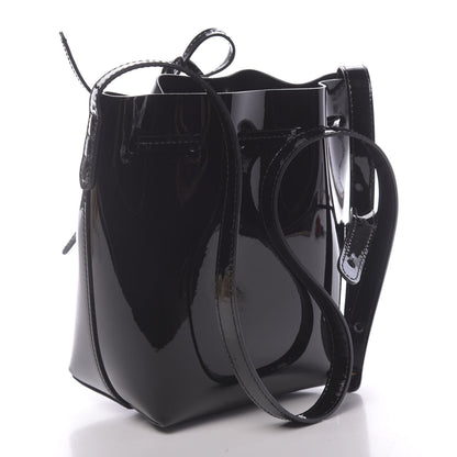 Mansur Gavriel Patent Calfskin Mini Mini Bucket Bag Black 3 of 9