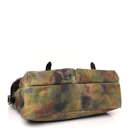 Chanel Washed Toile Large Graffiti On The Pavements Messenger Khaki Multicolor 4 of 9