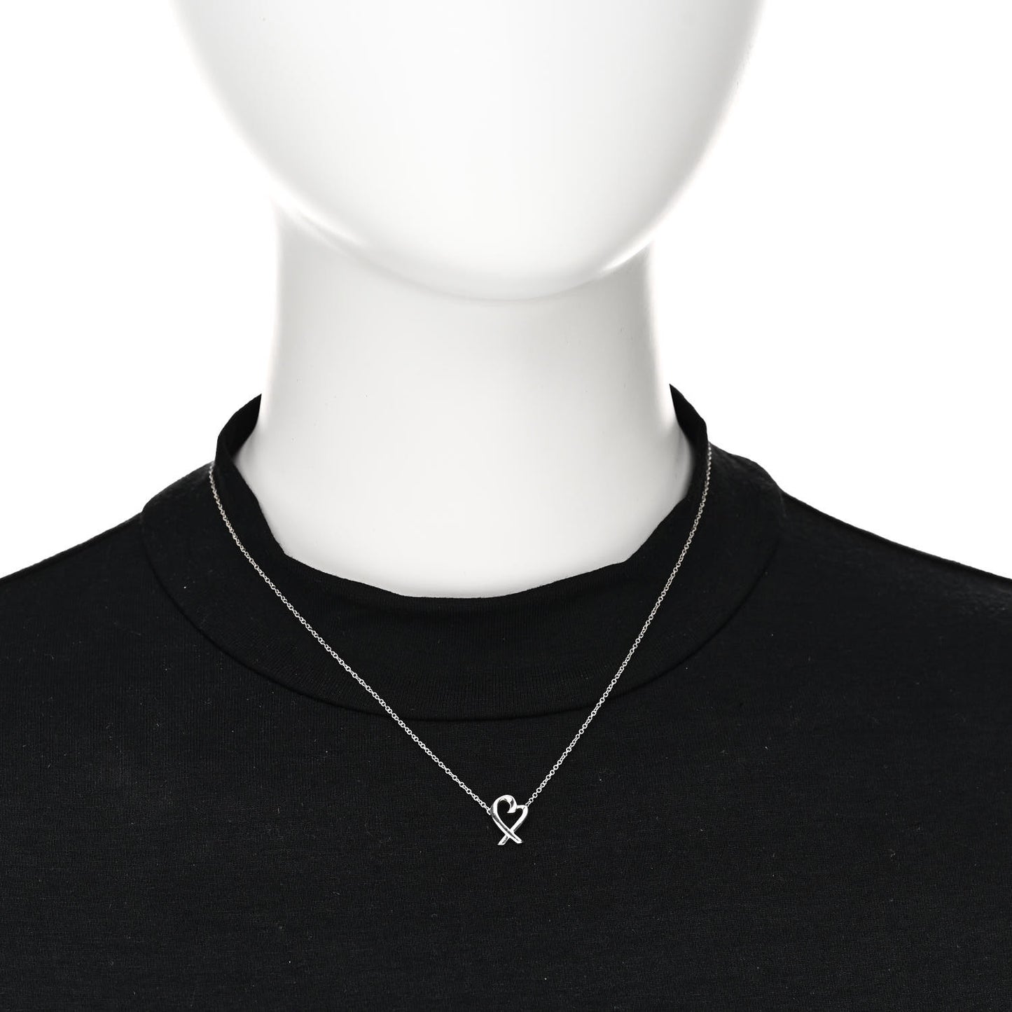 Sterling Silver Mini Paloma Picasso Loving Heart Pendant Necklace