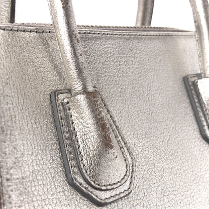 Givenchy Metallic Sugar Goatskin Small Antigona Silver 15 of 18