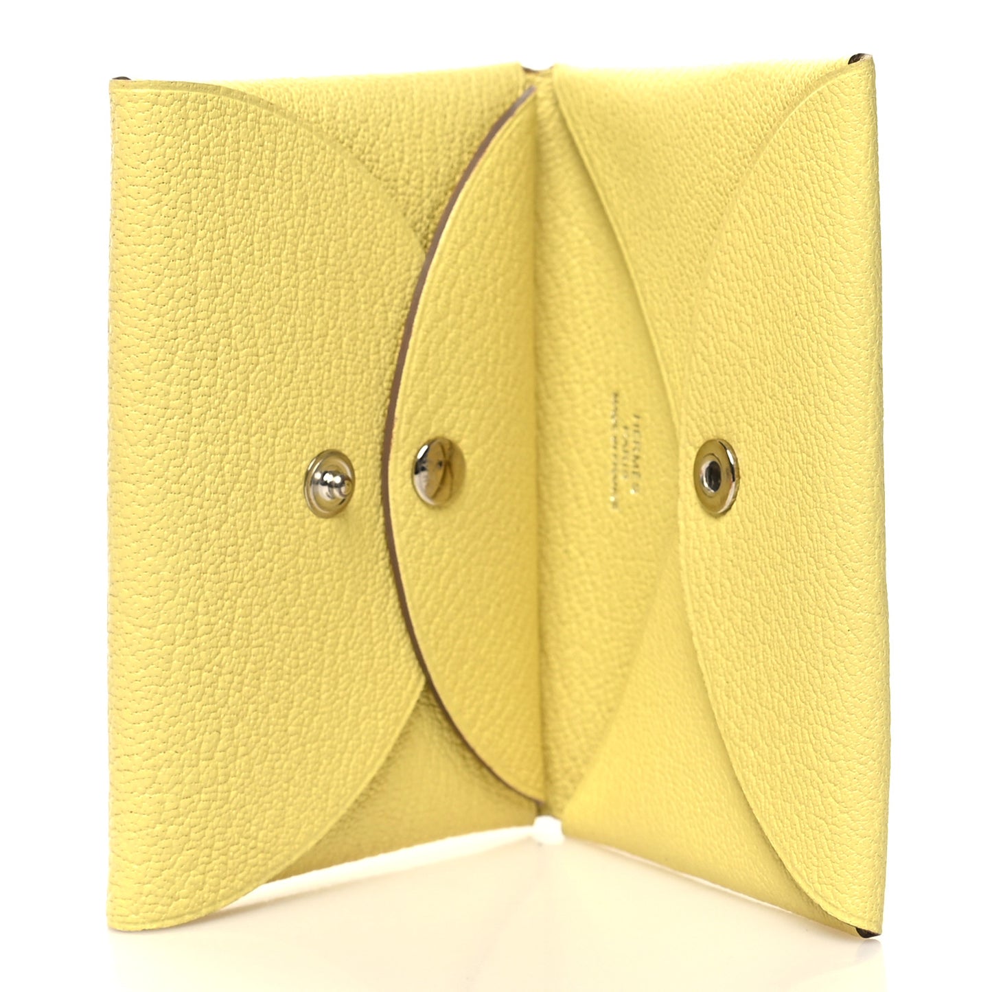 Chevre Mysore Calvi Duo Card Case Limoncello