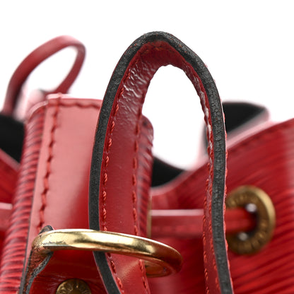 Louis Vuitton Epi Petit Noe Castillan Red 10 of 12