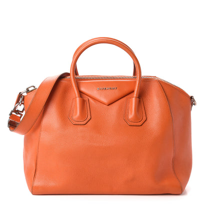 Givenchy Sugar Goatskin Medium Antigona Orange 1 of 13