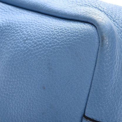 Givenchy Grained Calfskin Large Antigona Tote Blue Brown 15 of 15