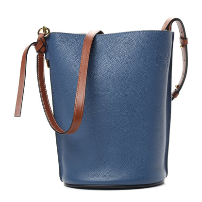 Loewe Calfskin Gate Bucket Bag Steel Blue 1 of 9