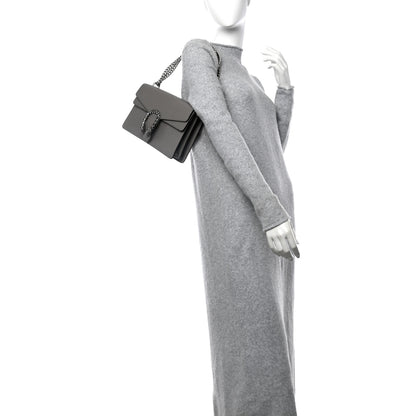 Gucci Pebbled Calfskin Small Dionysus Shoulder Bag Dusty Grey 2 of 12