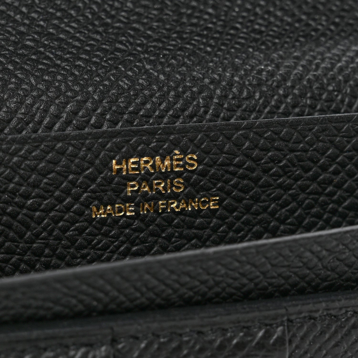 Hermes Epsom Bearn Gusset Wallet Black 6 of 9
