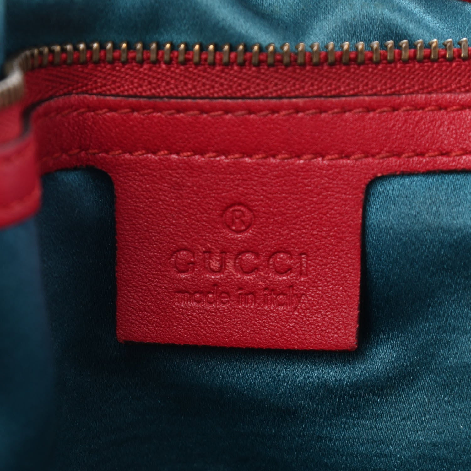 Gucci Velvet Matelasse Medium GG Marmont Shoulder Bag Hibiscus Red 6 of 15