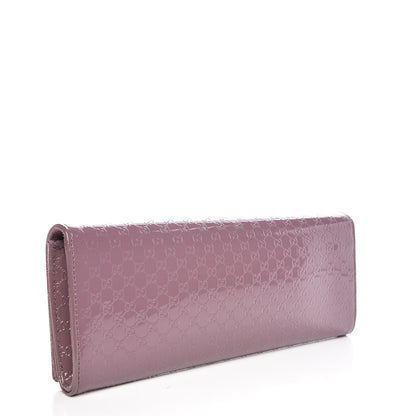 Gucci Patent Microguccissima Small Broadway Clutch Argyle Lavender 3 of 9