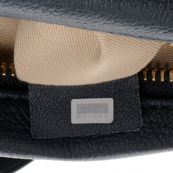 Chloe Leather Medium Military Paraty Navy 7 of 10