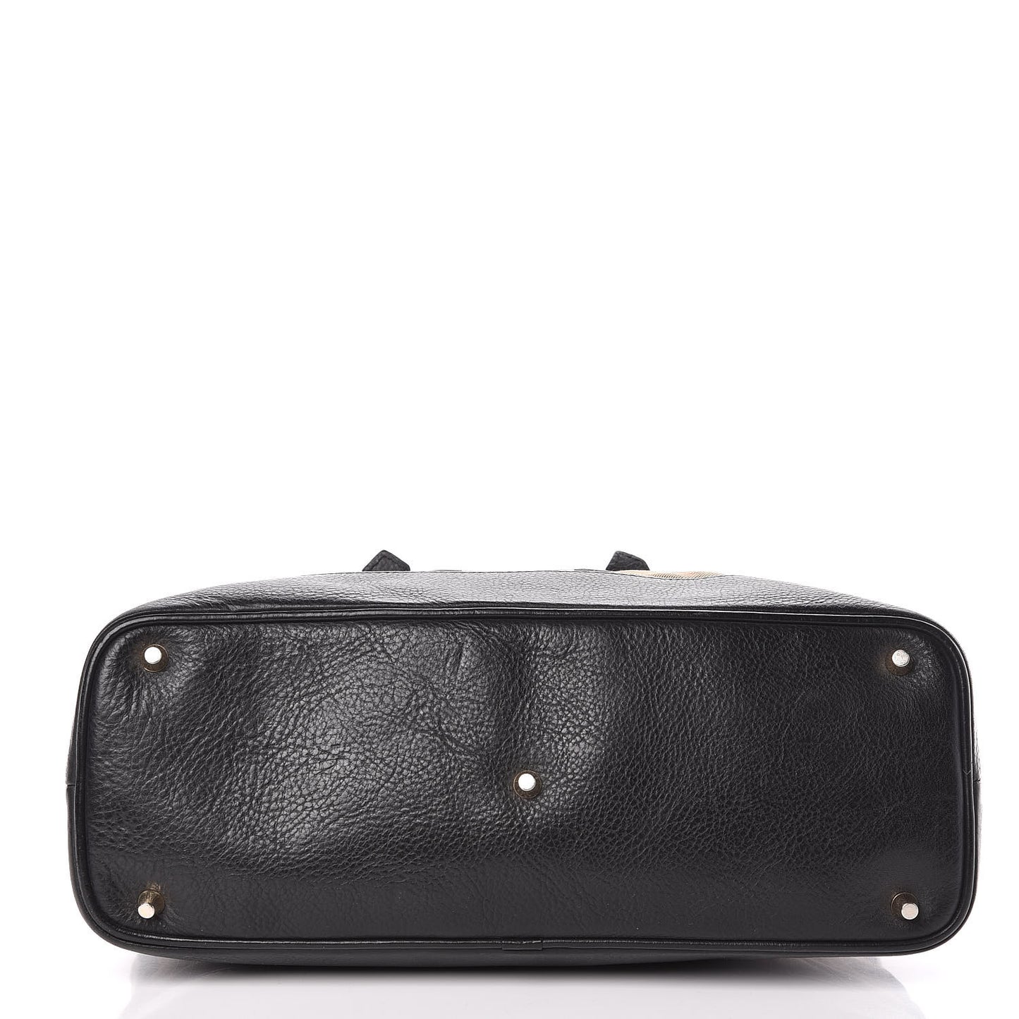House Check Quilted Tote Black