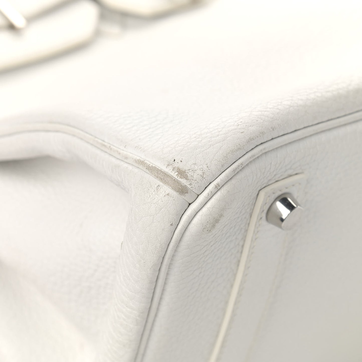 Taurillon Clemence Birkin 35 White