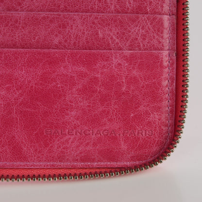 Balenciaga Agneau Giant 12 Silver Hardware Compagnon Wallet bubblegum 6 of 7