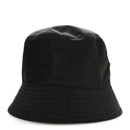 Prada Re-Nylon Metal Triangle Logo Womens Bucket Hat M Black 5 of 8