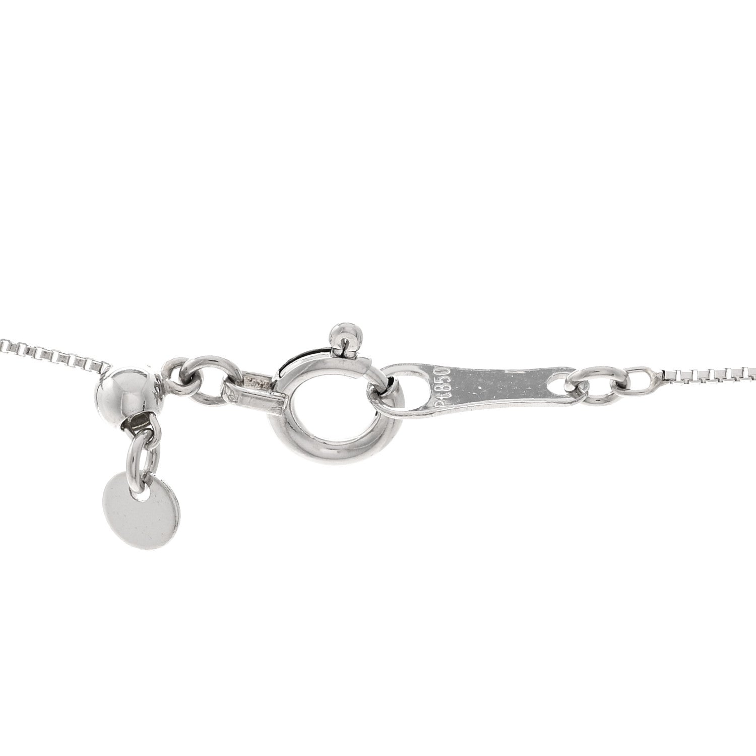 Parker & West by FASHIONPHILE Platinum Diamond .50ctw Drop Pendant Necklace 5 of 5