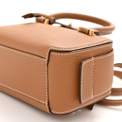 Delvaux Taurillon Soft Nano Cool Box Satchel Vegetal Ivory 9 of 9
