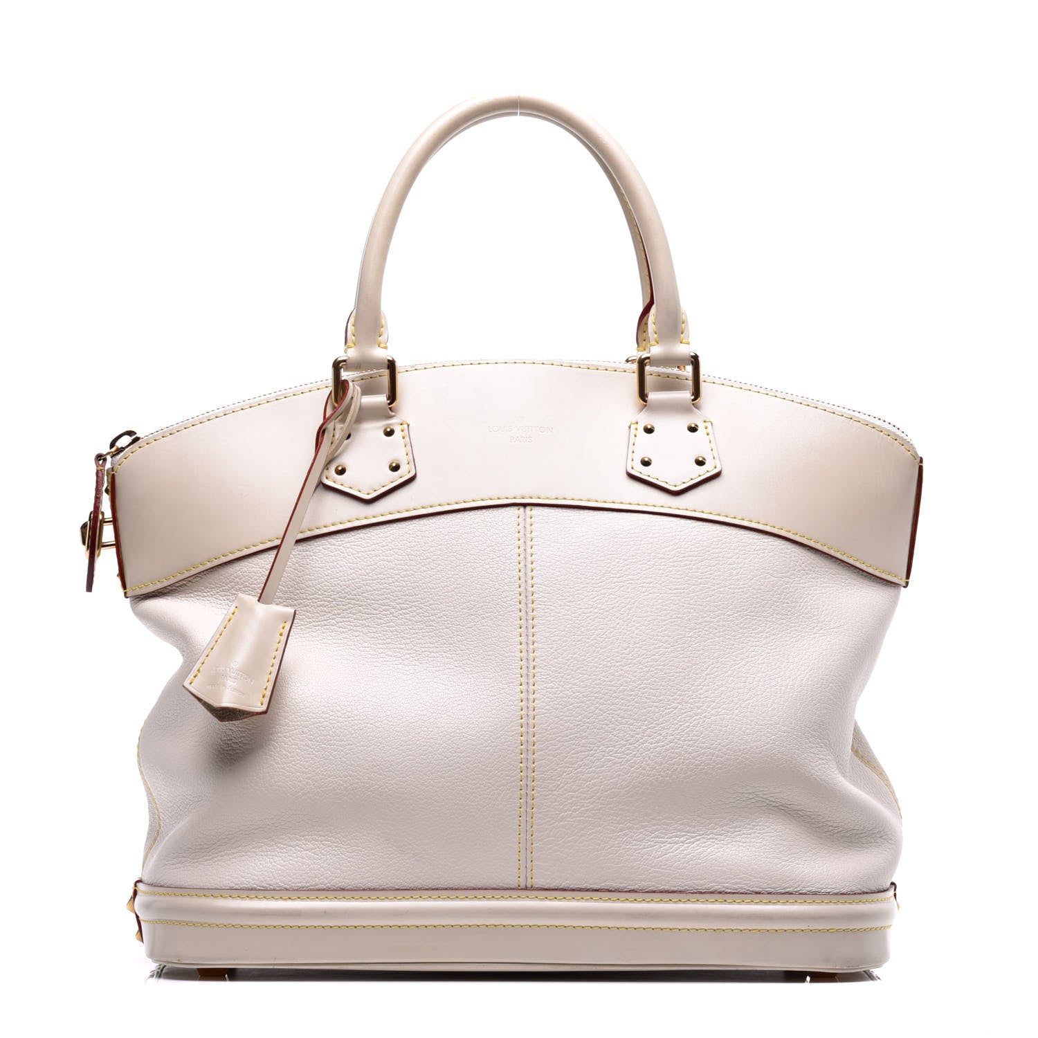 Louis Vuitton Suhali Lockit MM White 1 of 9